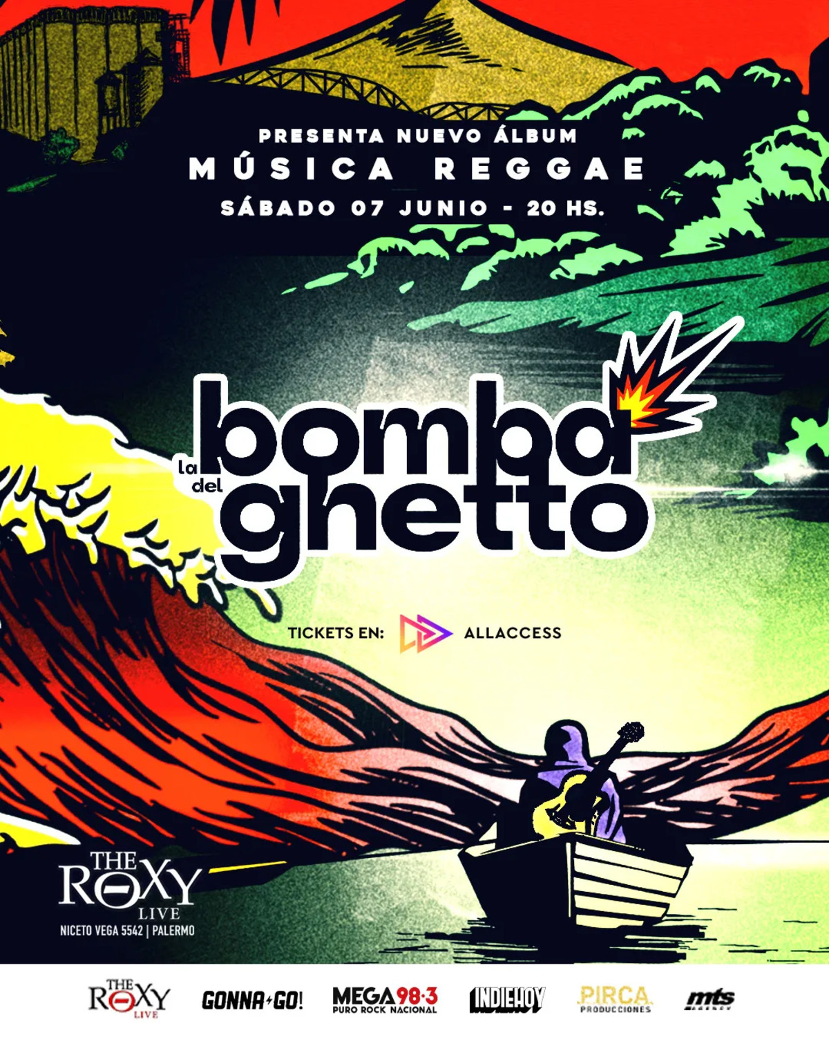 La Bomba del Ghetto en The Roxy Live