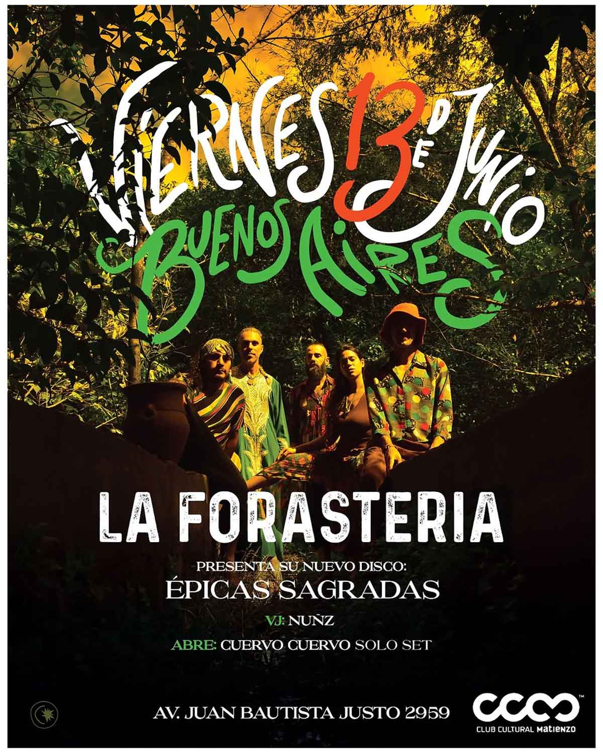 La Forastería en Club Cultural Matienzo