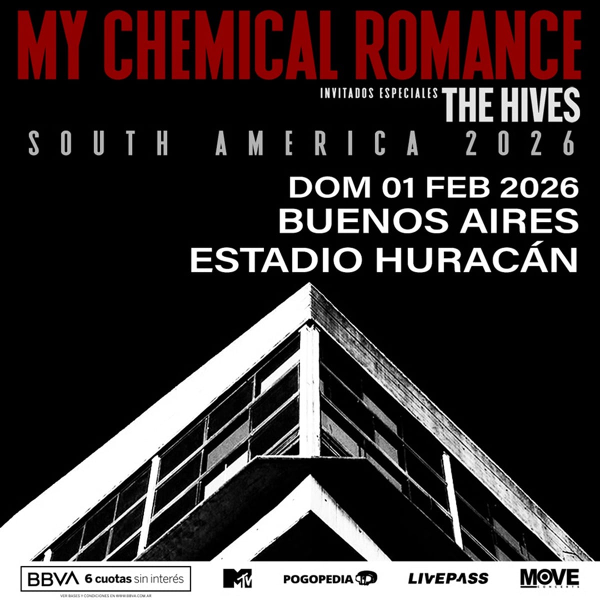 My Chemical Romance regresa a Argentina