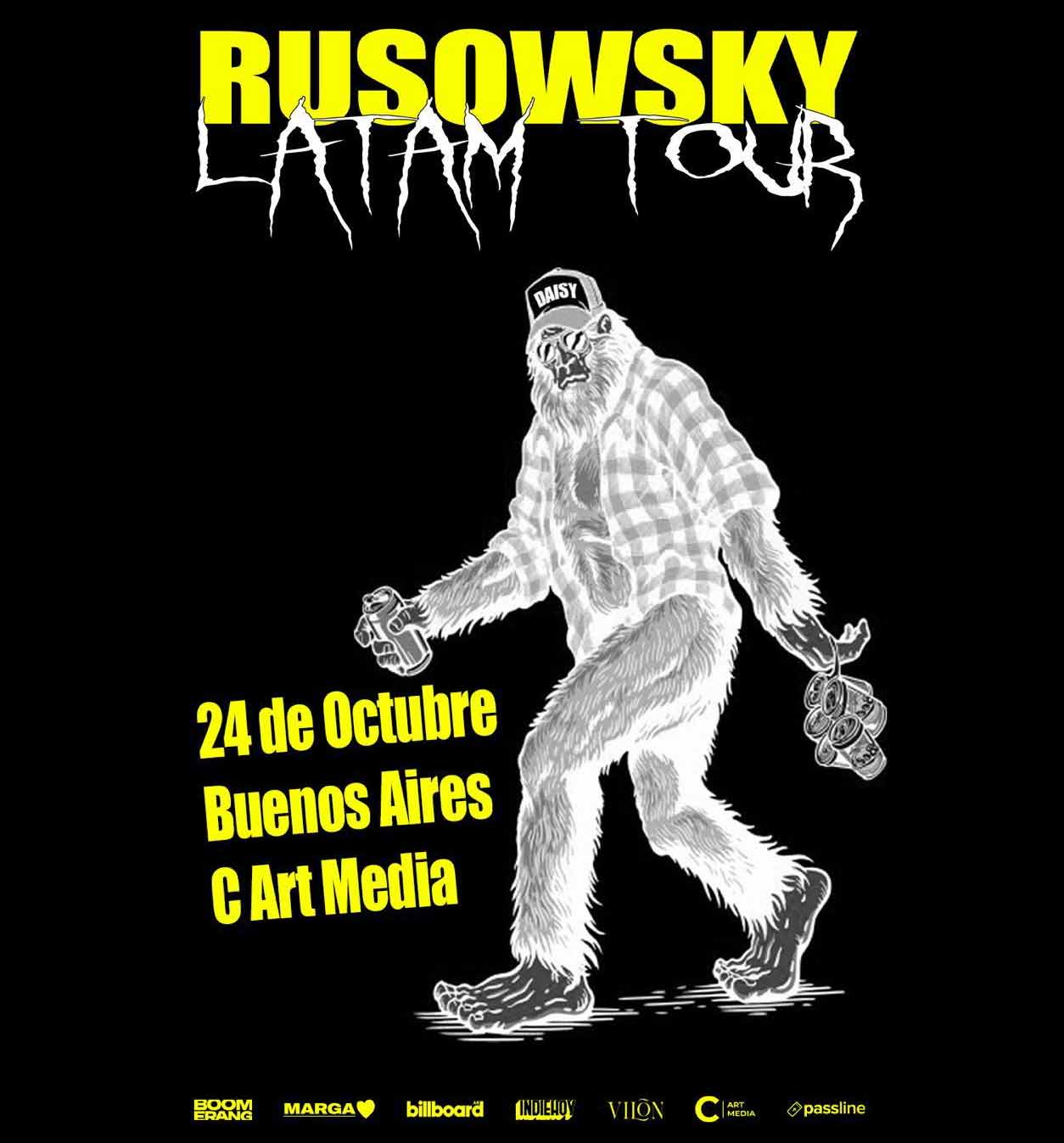 Rusowsky en Argentina