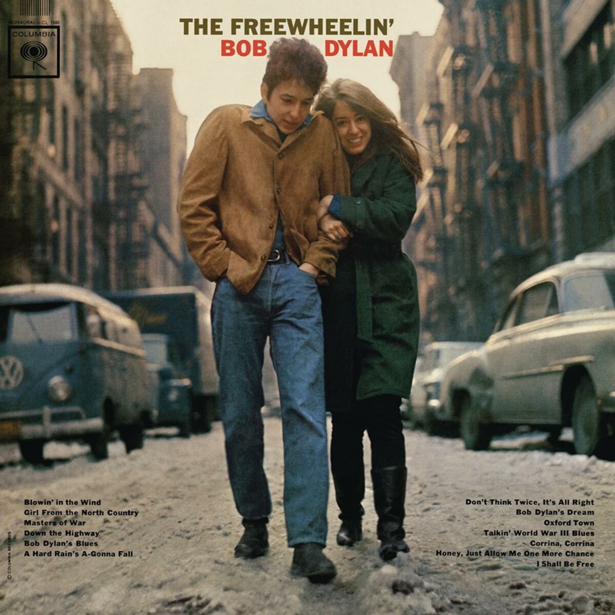 Tapa de The Freewheelin’ Bob Dylan