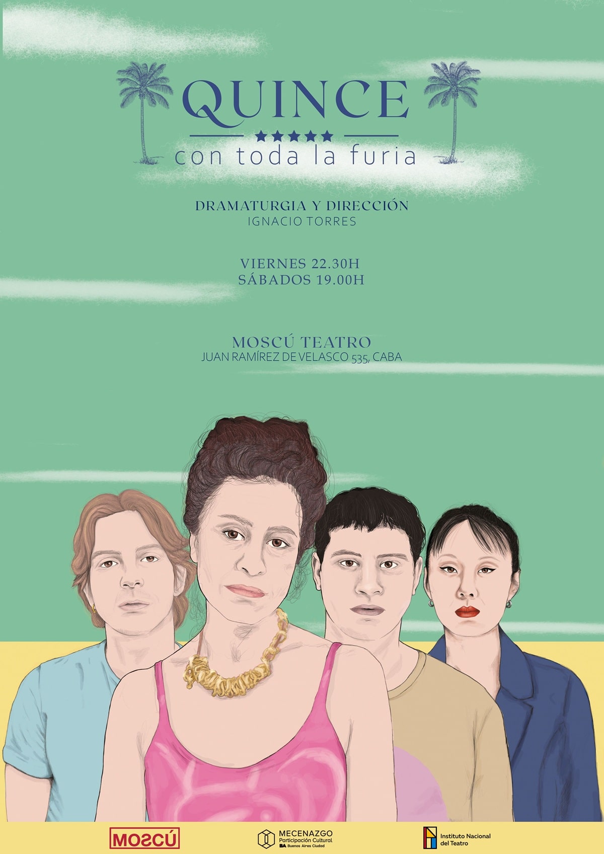 Quince con toda la furia en Moscú Teatro 