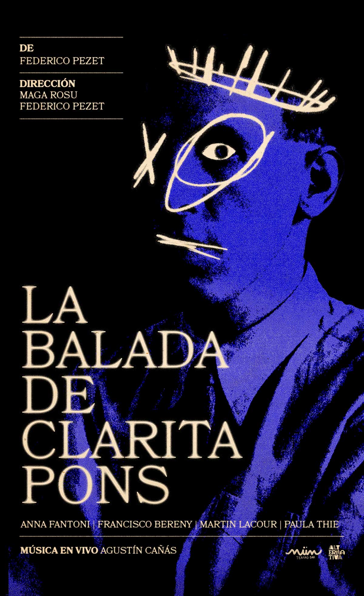 Teatro: La balada de Clarita Pons en Nün Teatro Bar