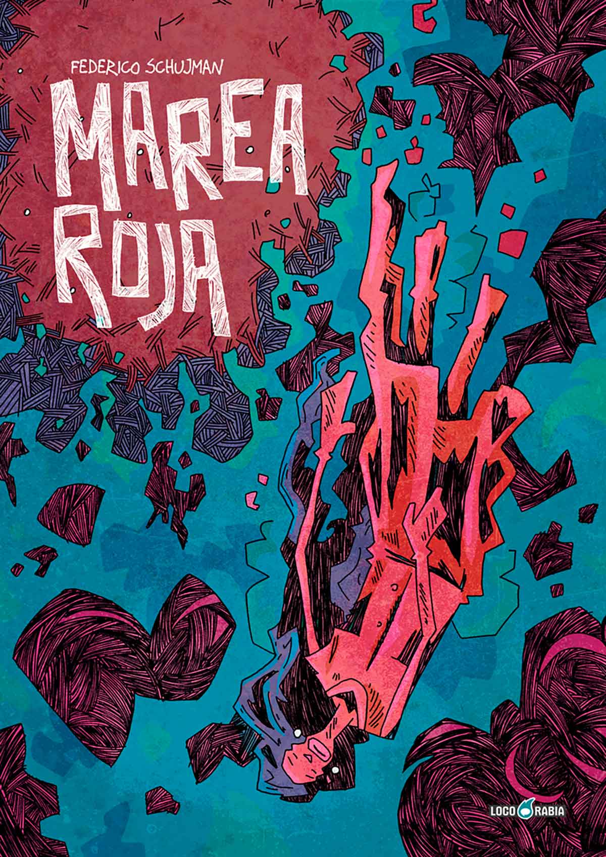 Tapa de Marea roja, libro de de Federico Schujman