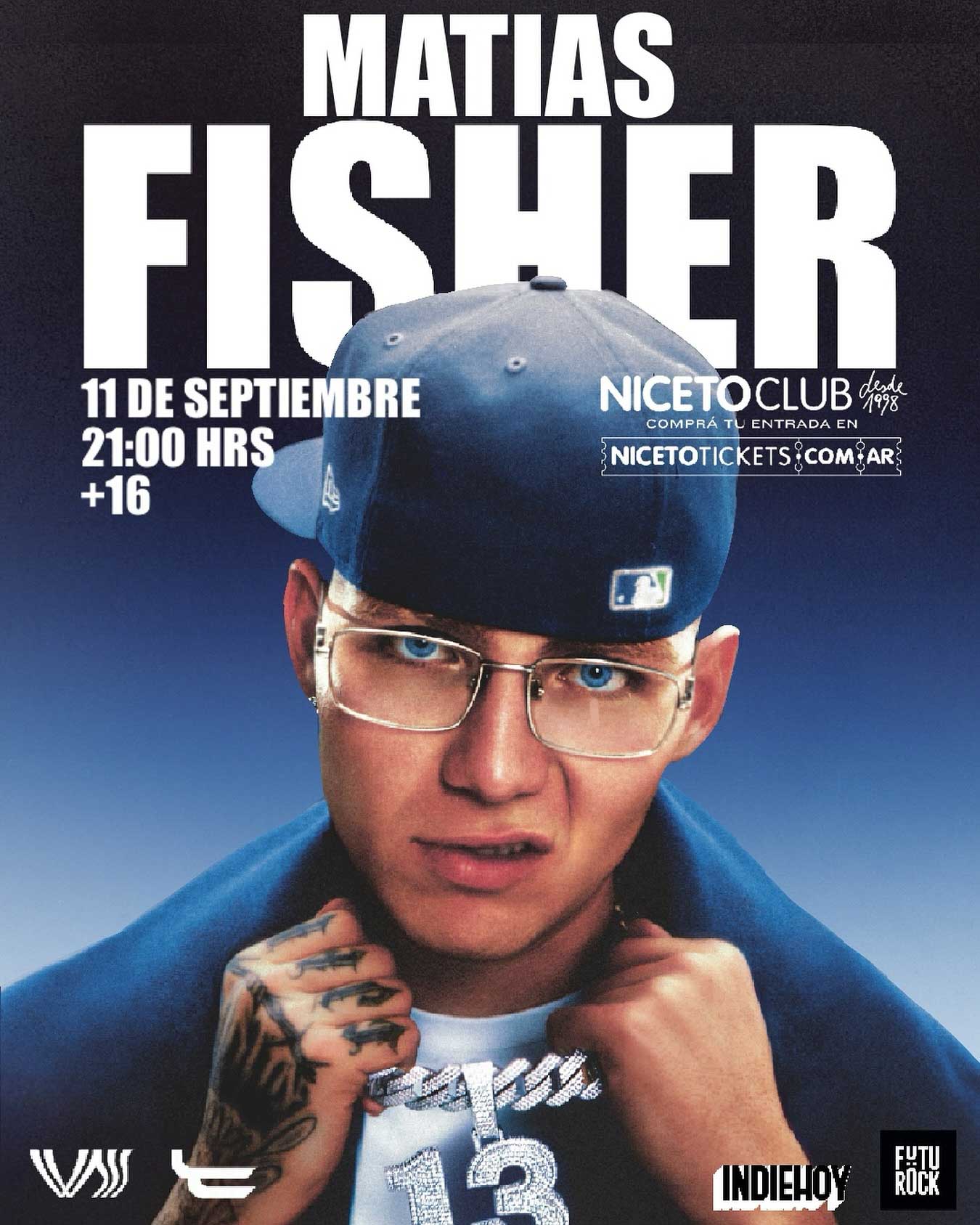 Matías Fisher en Niceto Club