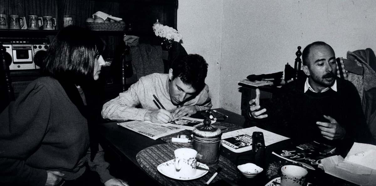 Indio Solari y Skay Beilinson junto a La Negra Poli
