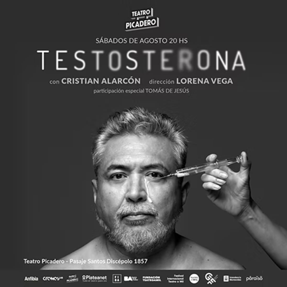 Testosterona en Teatro Picadero