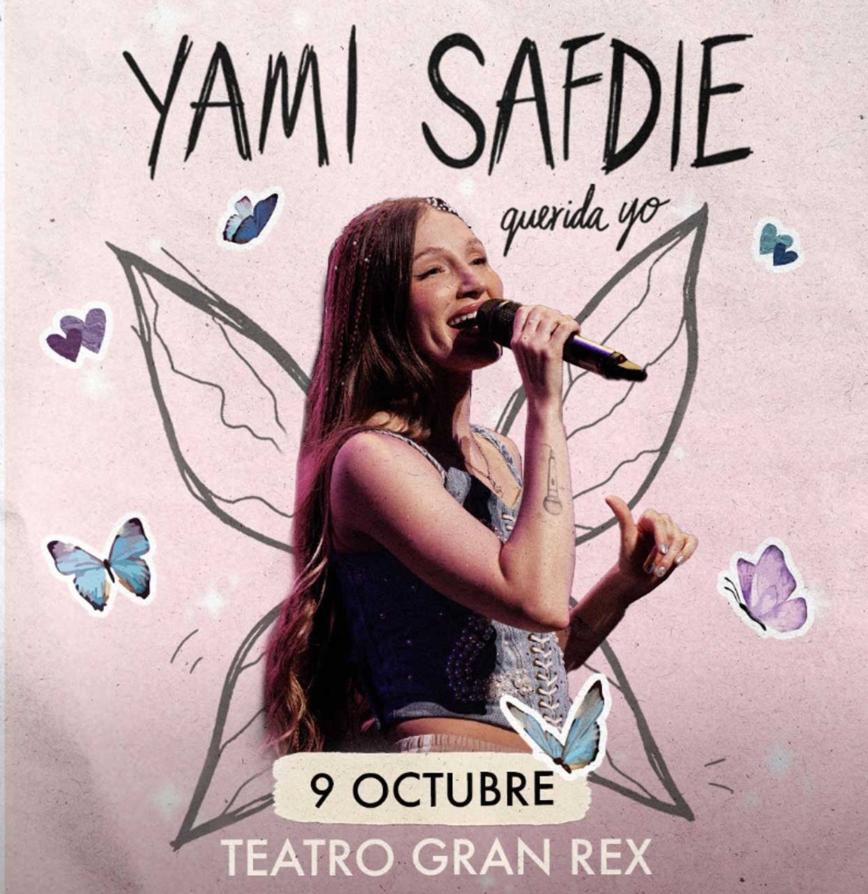 Yami Safdie en Teatro Gran Rex
