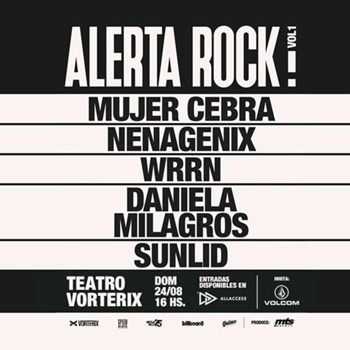Alerta Rock Vol. 1 llega a Vorterix