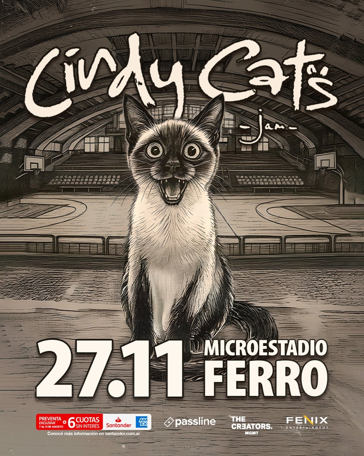 Cindy Cats en Microestadio de Ferro