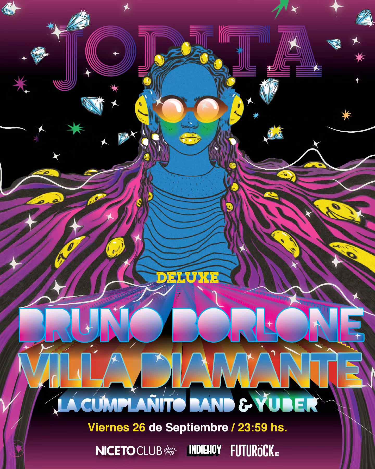 Jodita en Niceto Club