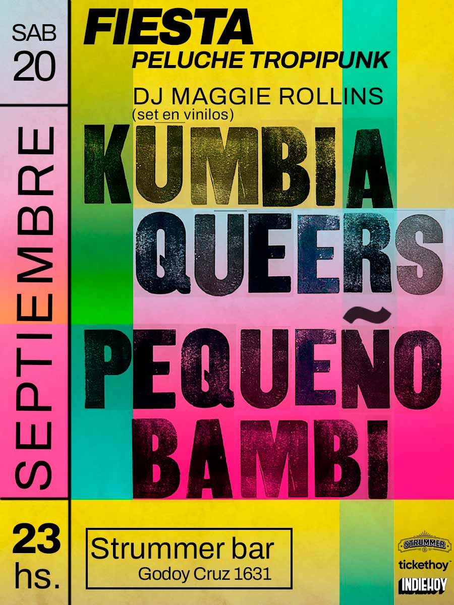 Kumbia Queers y Pequeño Bambi en Strummer Bar
