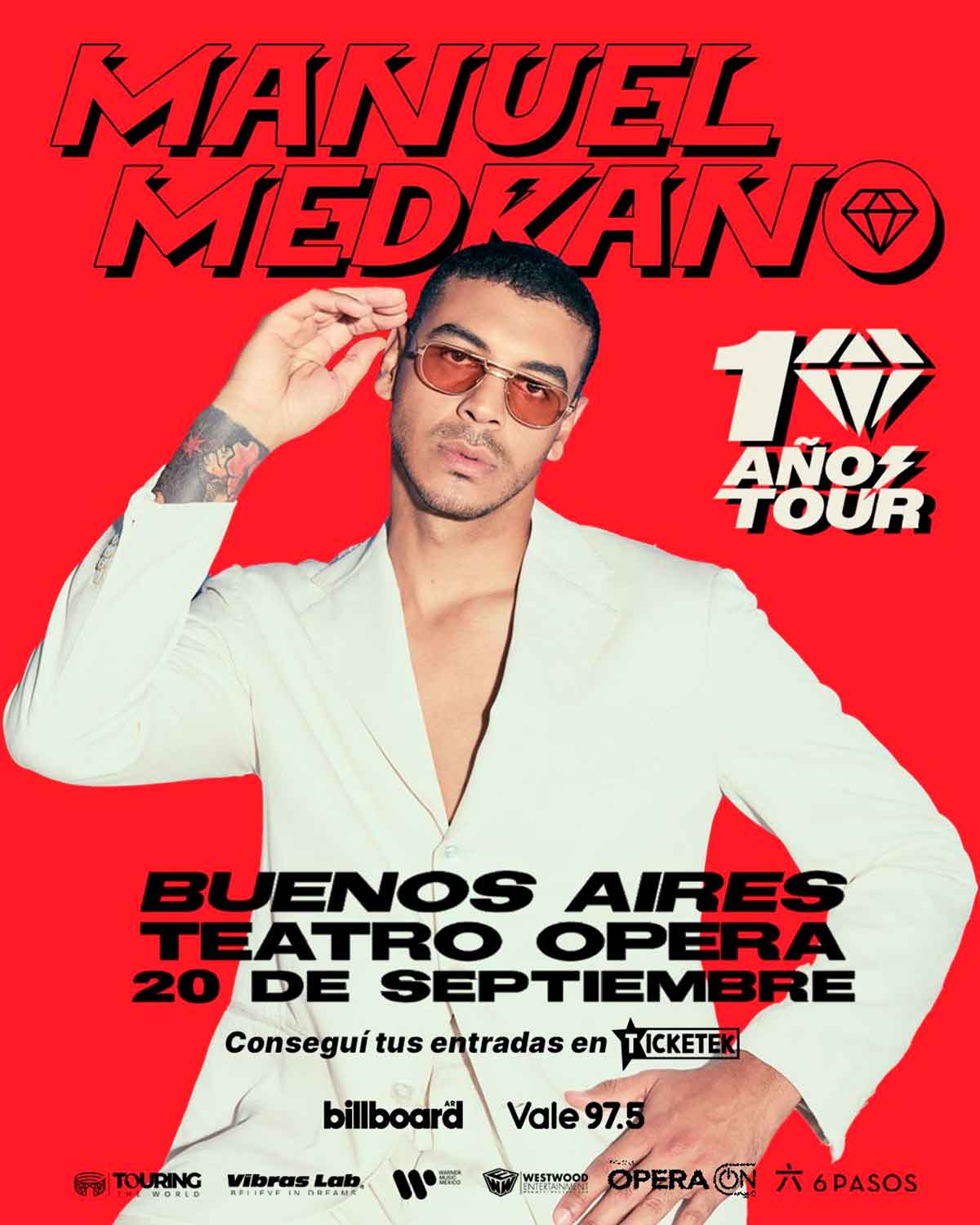 Manuel Medrano en Argentina