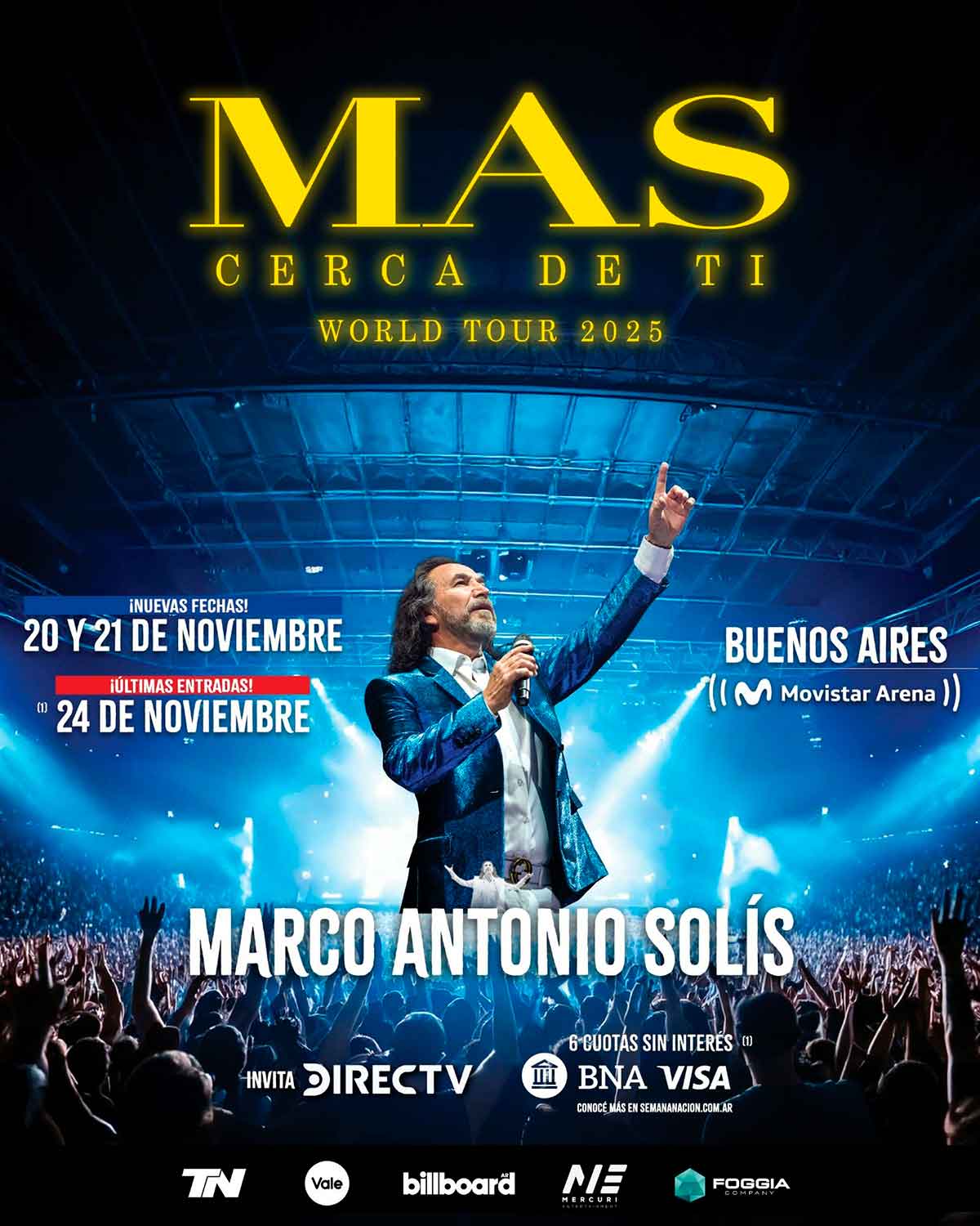 Marco Antonio Solís en Argentina