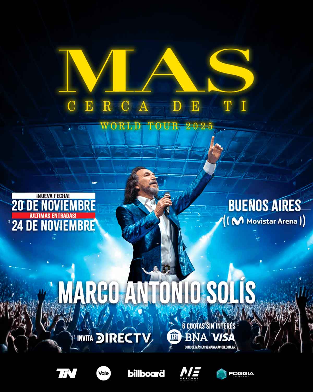 Marco Antonio Solís en Argentina
