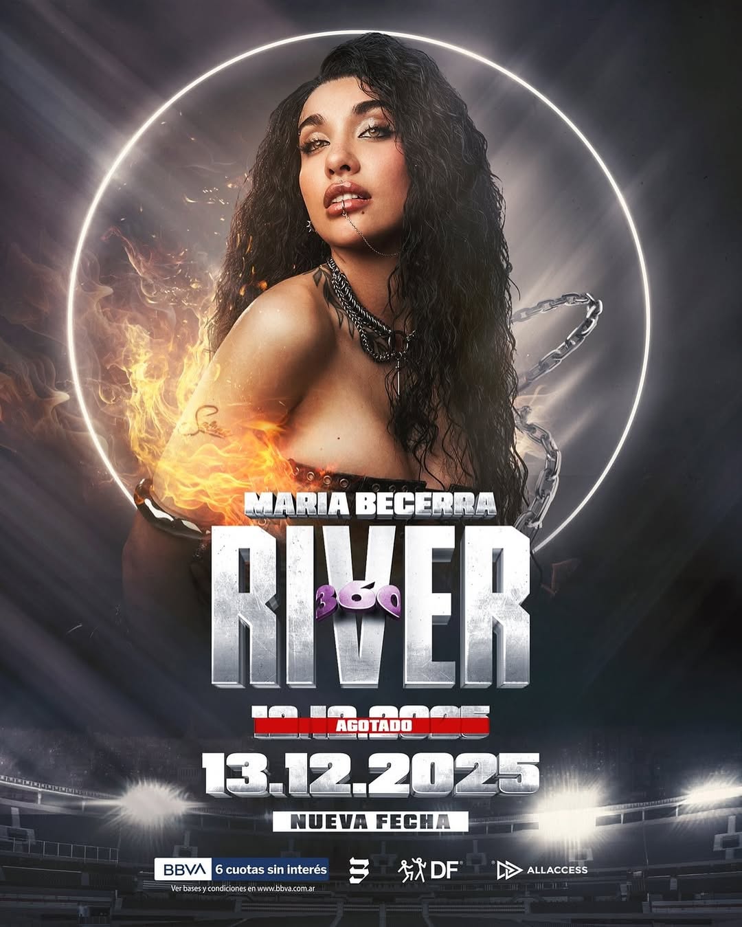 María Becerra en River