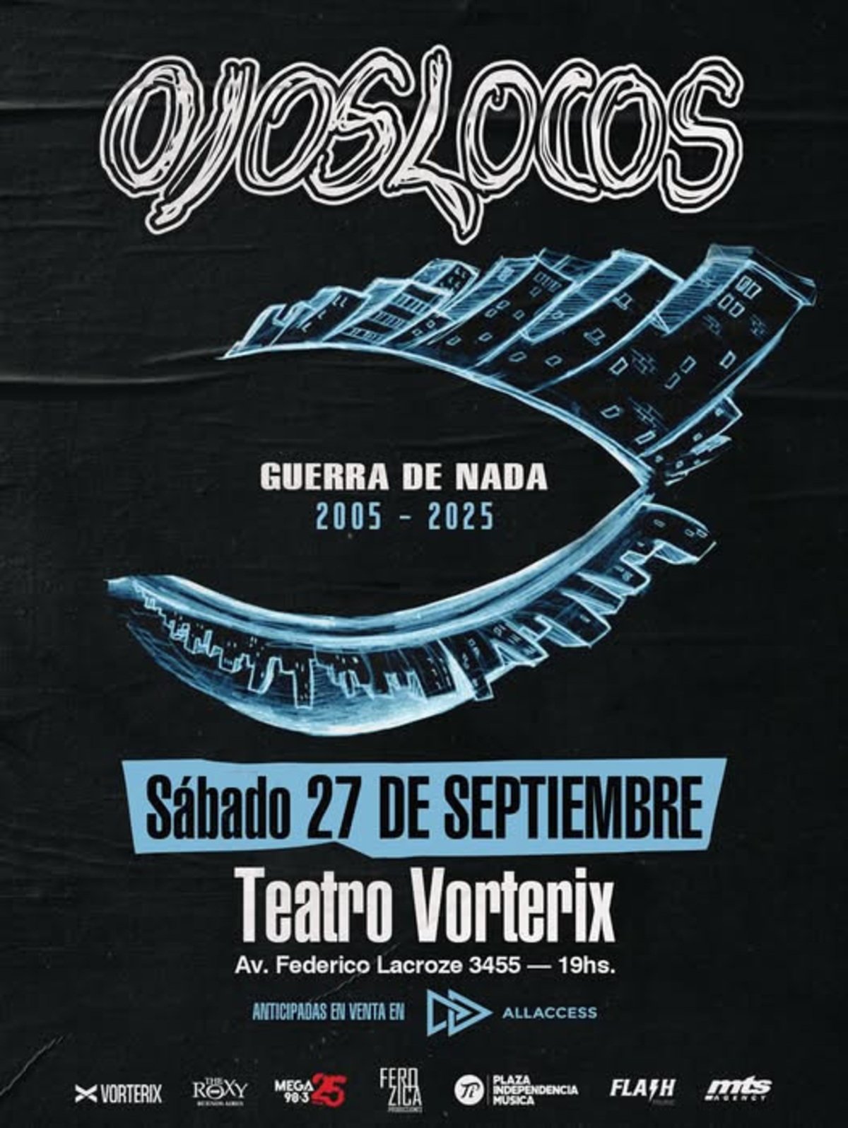 Ojos Locos en Teatro Vorterix