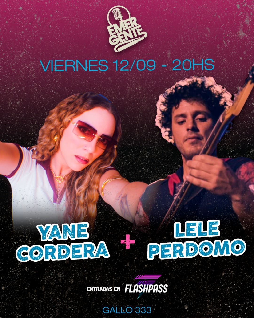 Yane Cordera y Lele Perdomo en El Emergente