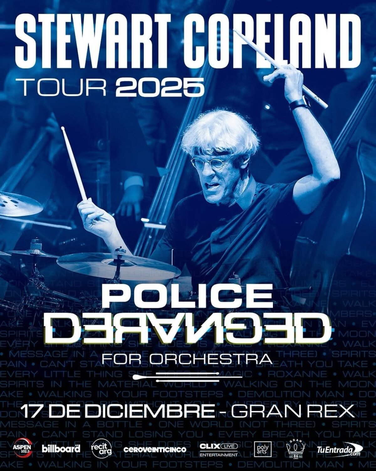 Stewart Copeland en Argentina