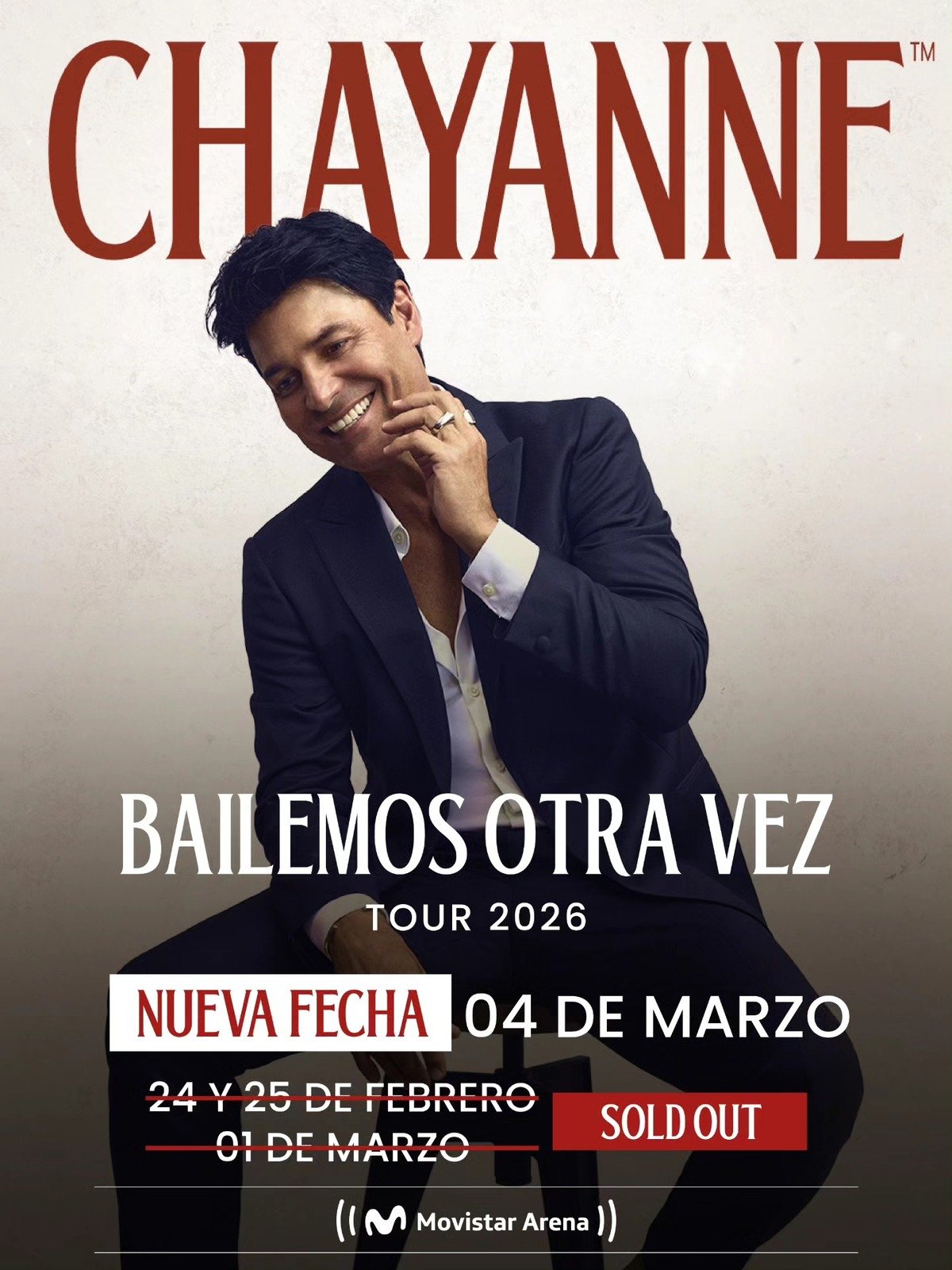Chayanne en Movistar Arena