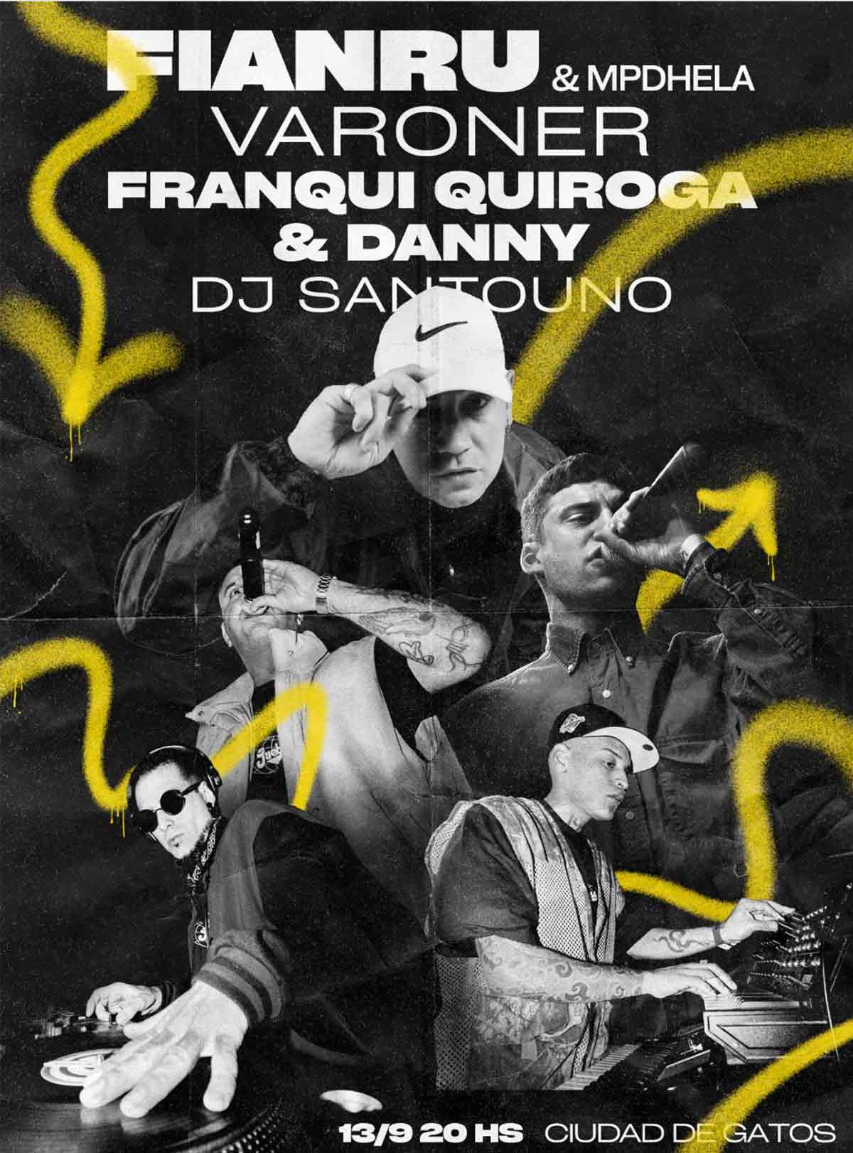Fianru + Varoner + Franqui Quiroga en La Plata