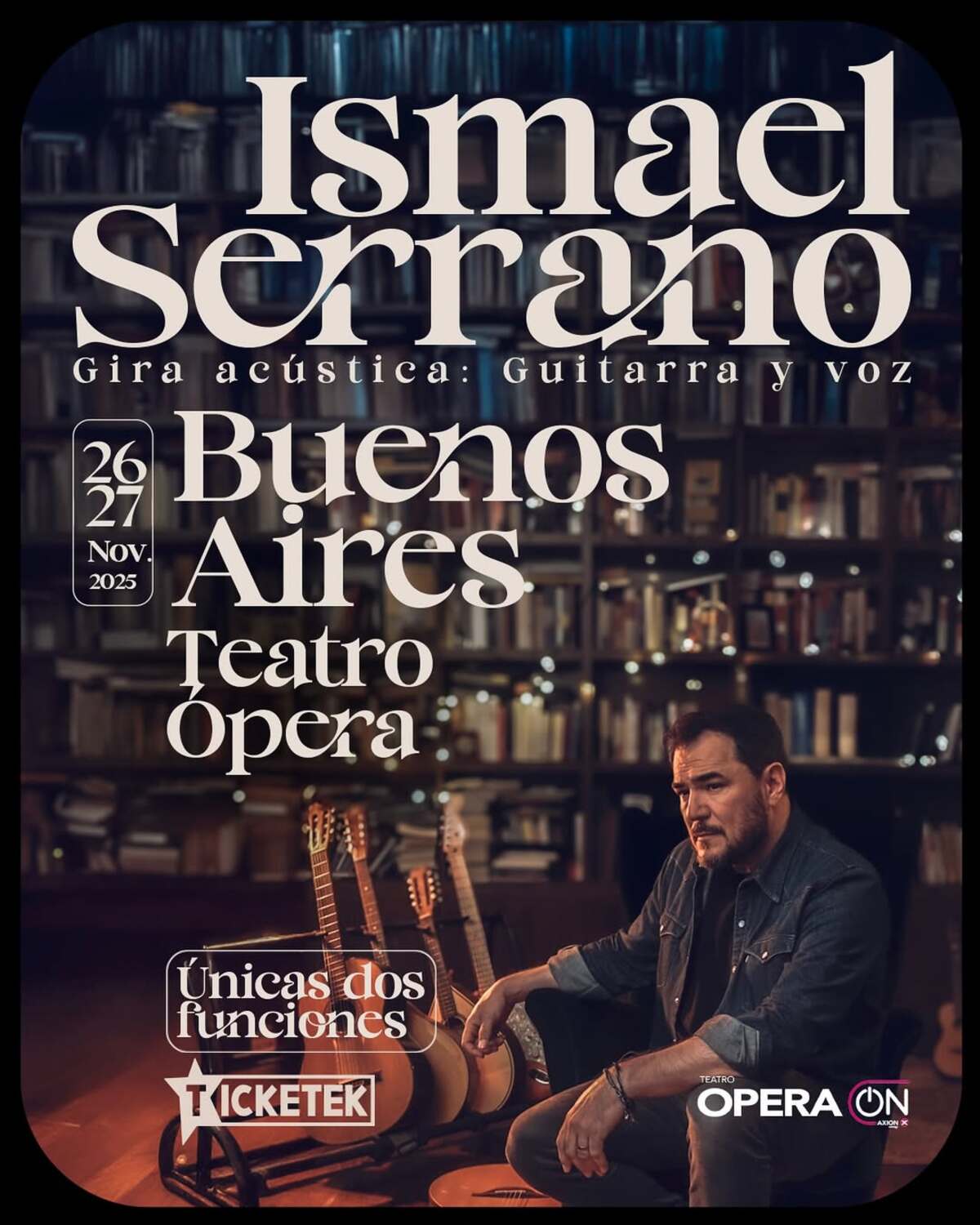 Ismael Serrano en Teatro Ópera