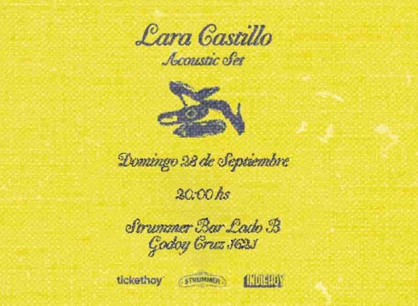 Lara Castillo en Strummer Bar