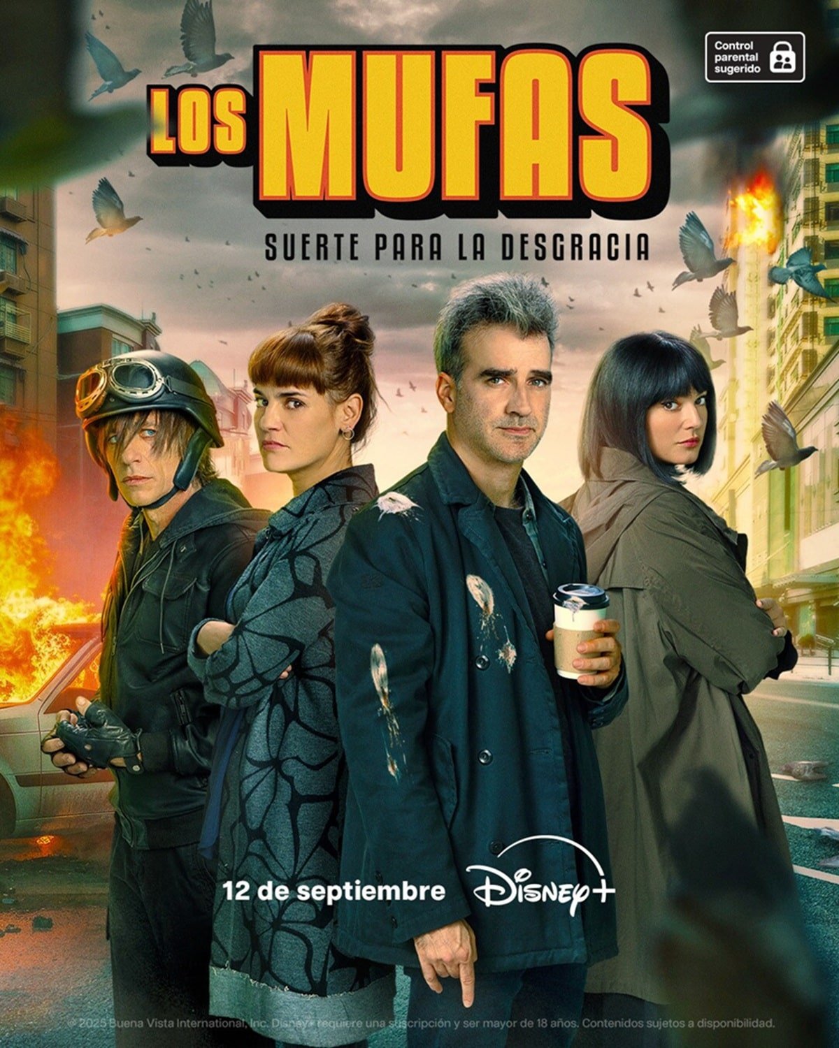 Póster de Los mufas: Suerte para la desgracia.