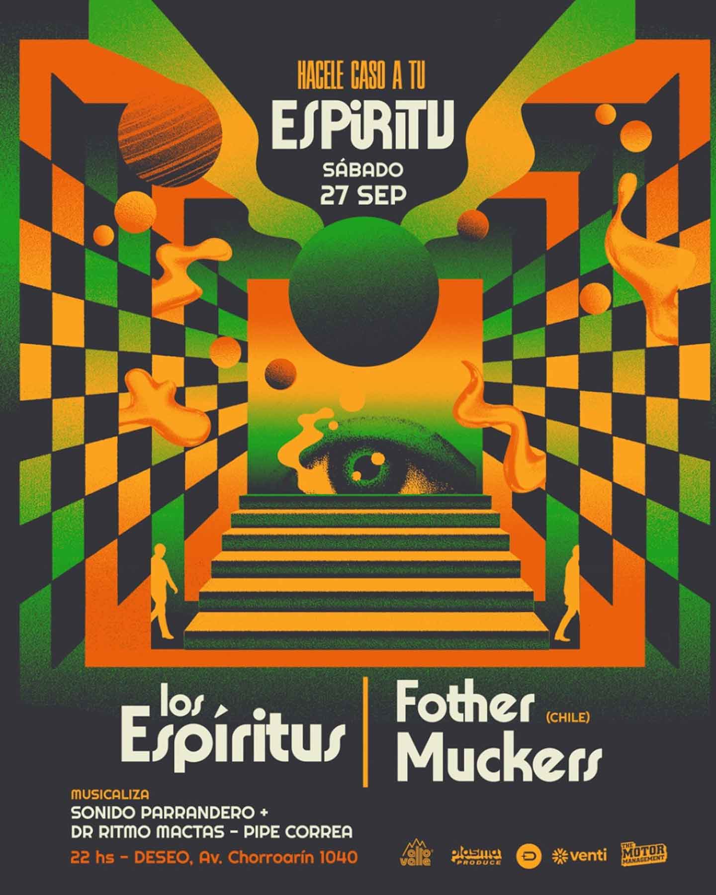 Los Espiritus y Fother Muckers en Deseo