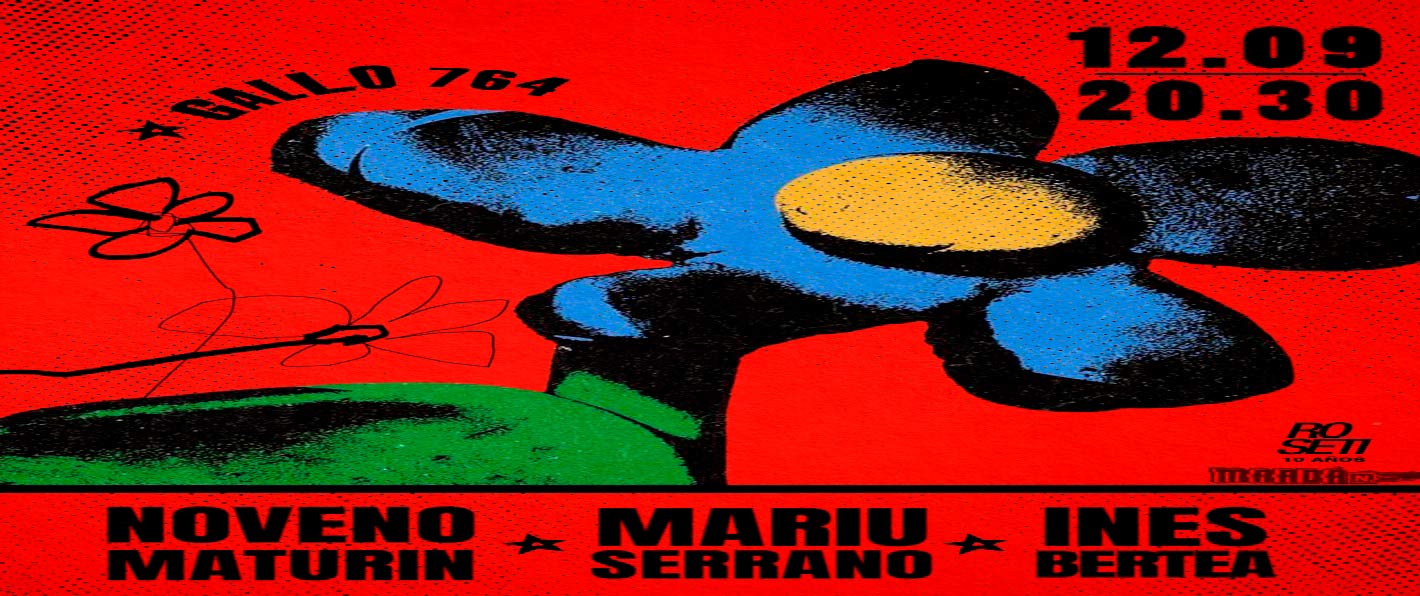 Noveno Maturín + Mariu Serrano + Inés Bertea en Roseti