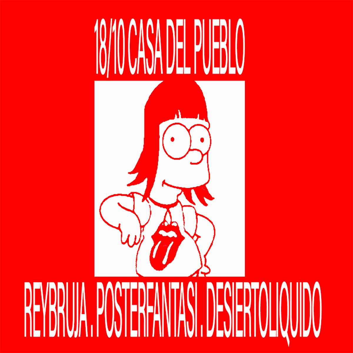 Reybruja, Poster Fantasi y Despierto Líquido en Bahía Blanca