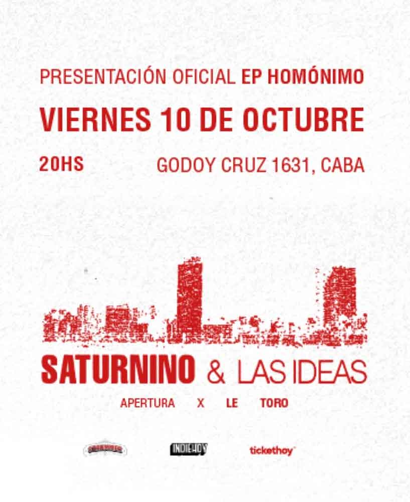 Saturnino & Las Ideas en Strummer Bar