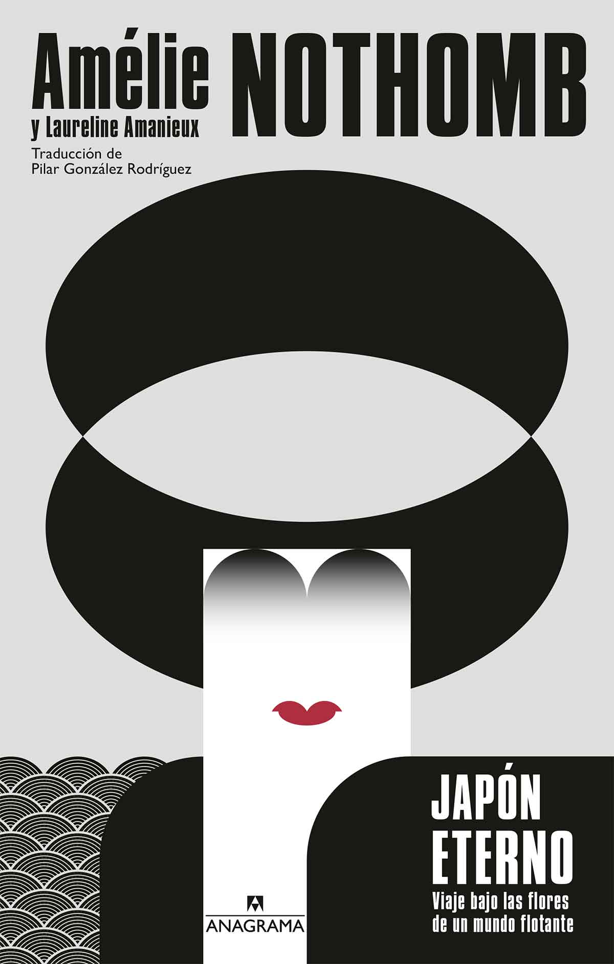 Tapa de Japón eterno: Viaje bajo las flores de un mundo flotante, libro de Amélie Nothomb y Laureline Amanieux 