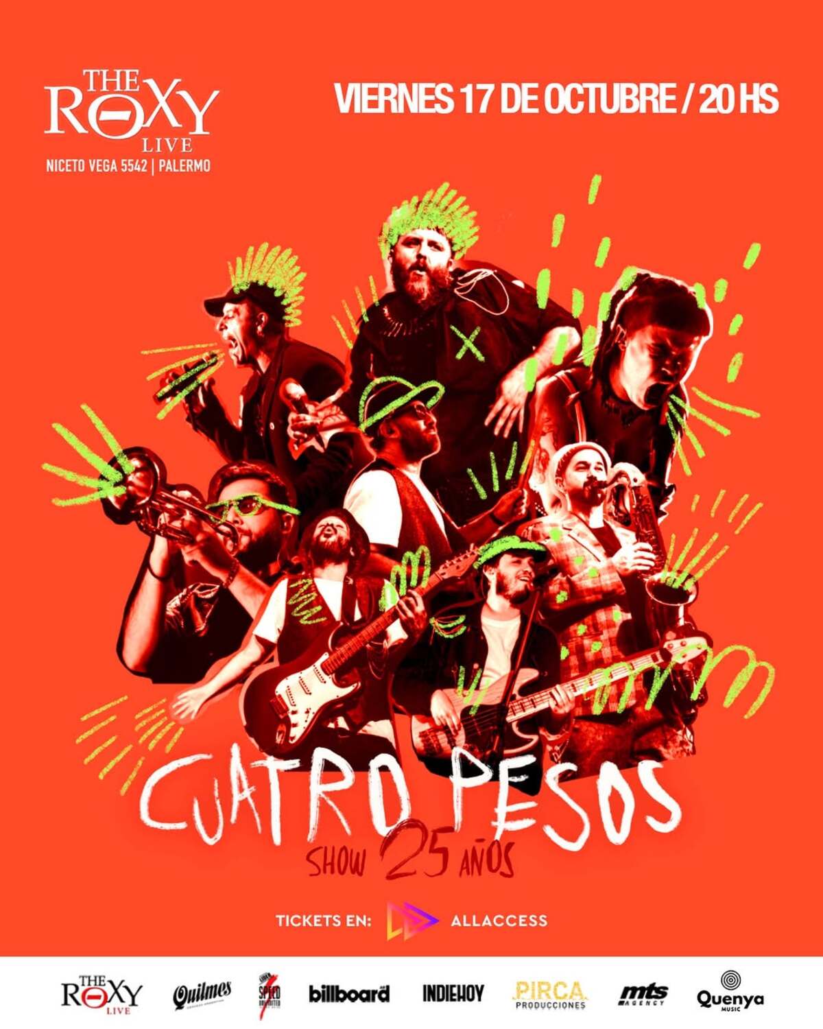Cuatro Pesos de Propina en The Roxy Live