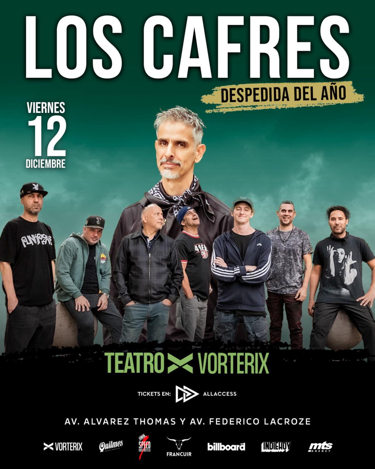 Los Cafres en Teatro Vorterix