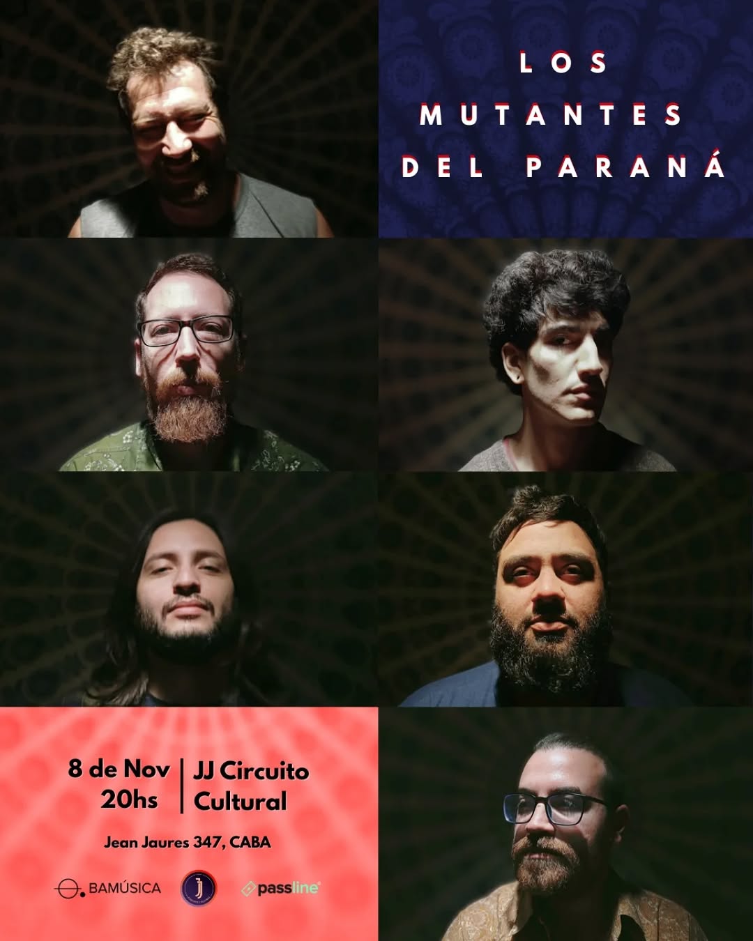 Los Mutantes del Paraná en JJ Circuito Cultural