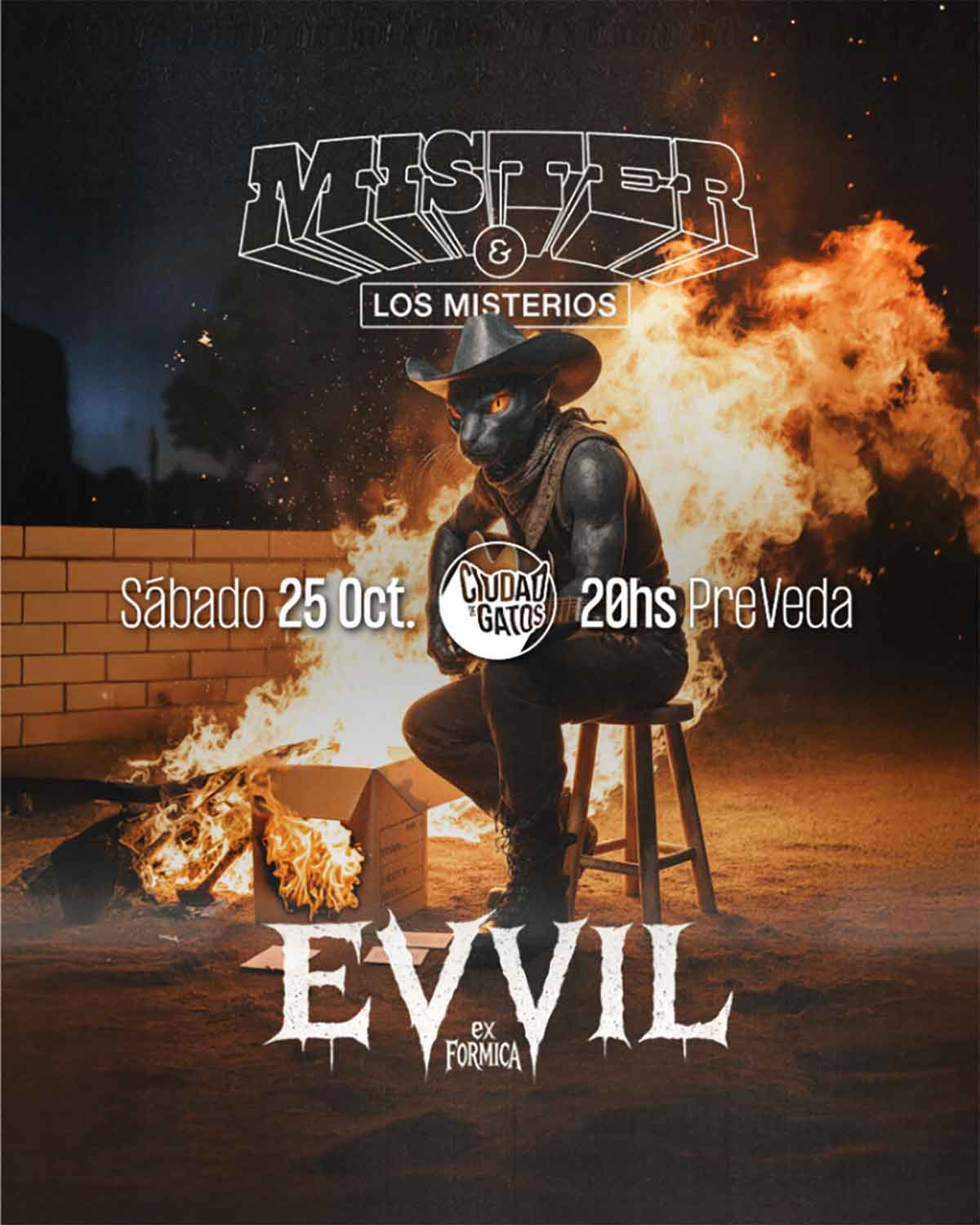 Mister y Los Misterios y Evvil en La Plata