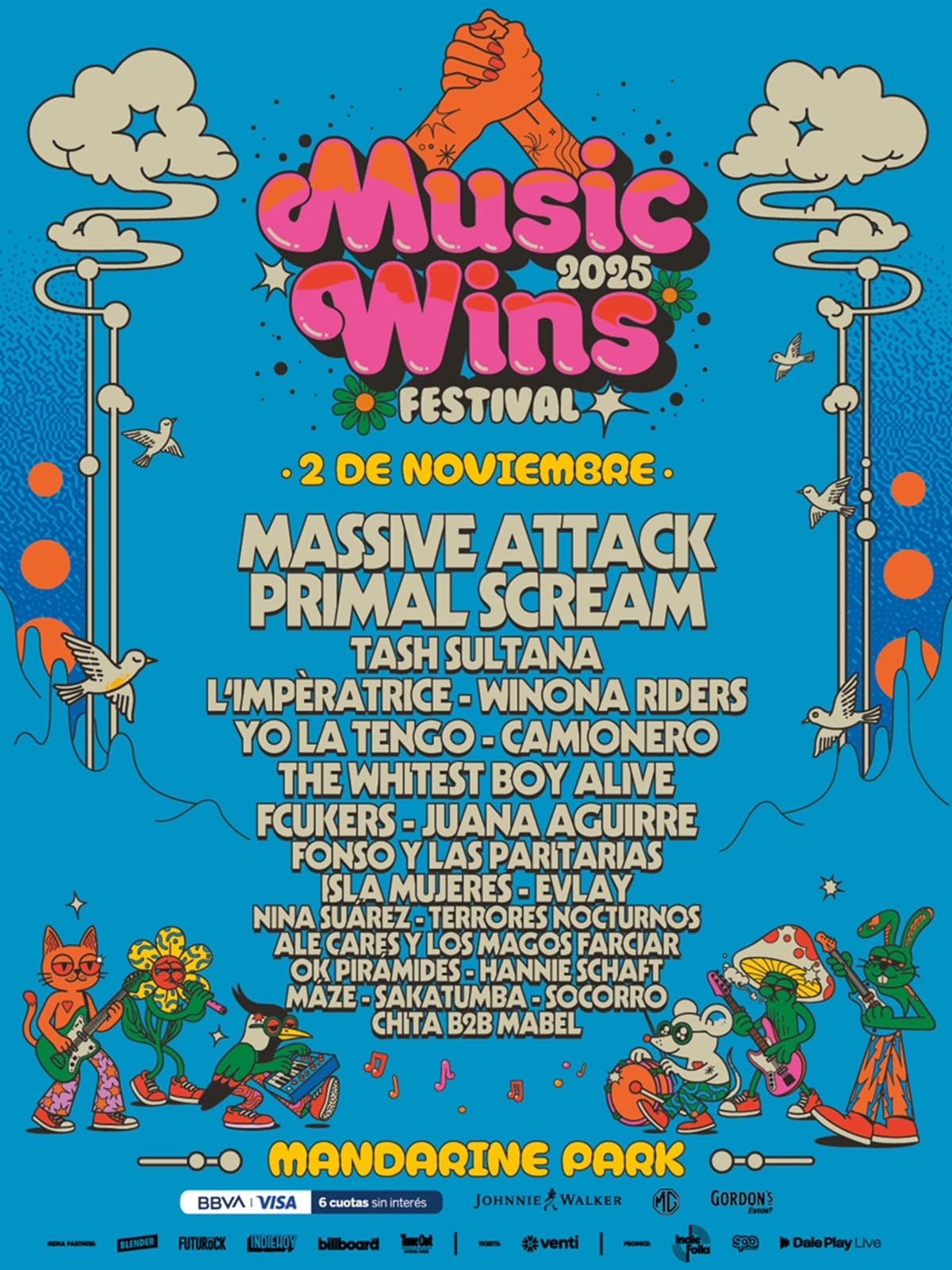 Lineup completo del Music Wins 2025