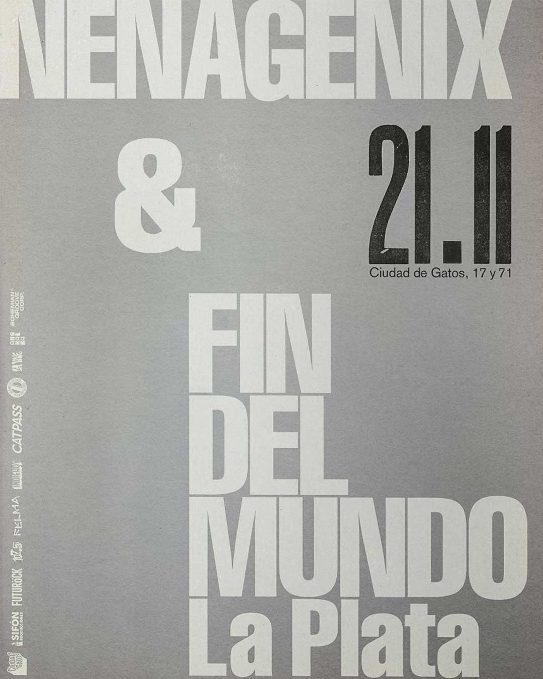 Nenagenix + Fin del Mundo en La Plata