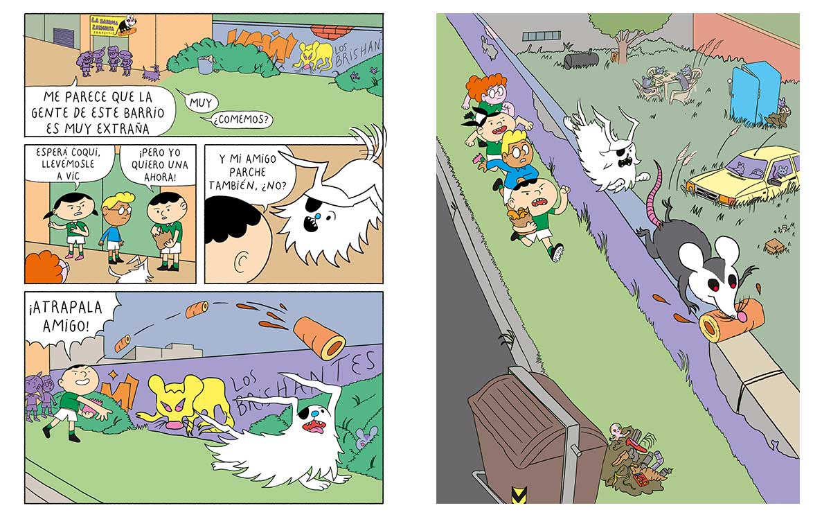 Interiores de Lucy y el misterio de la zarigüeya