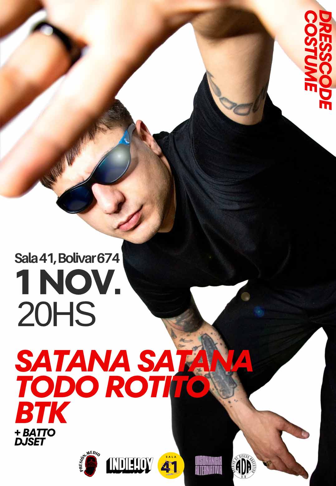 Satana Satana, Todo Rotito, BTK y Batto Dj Set en Sala 41