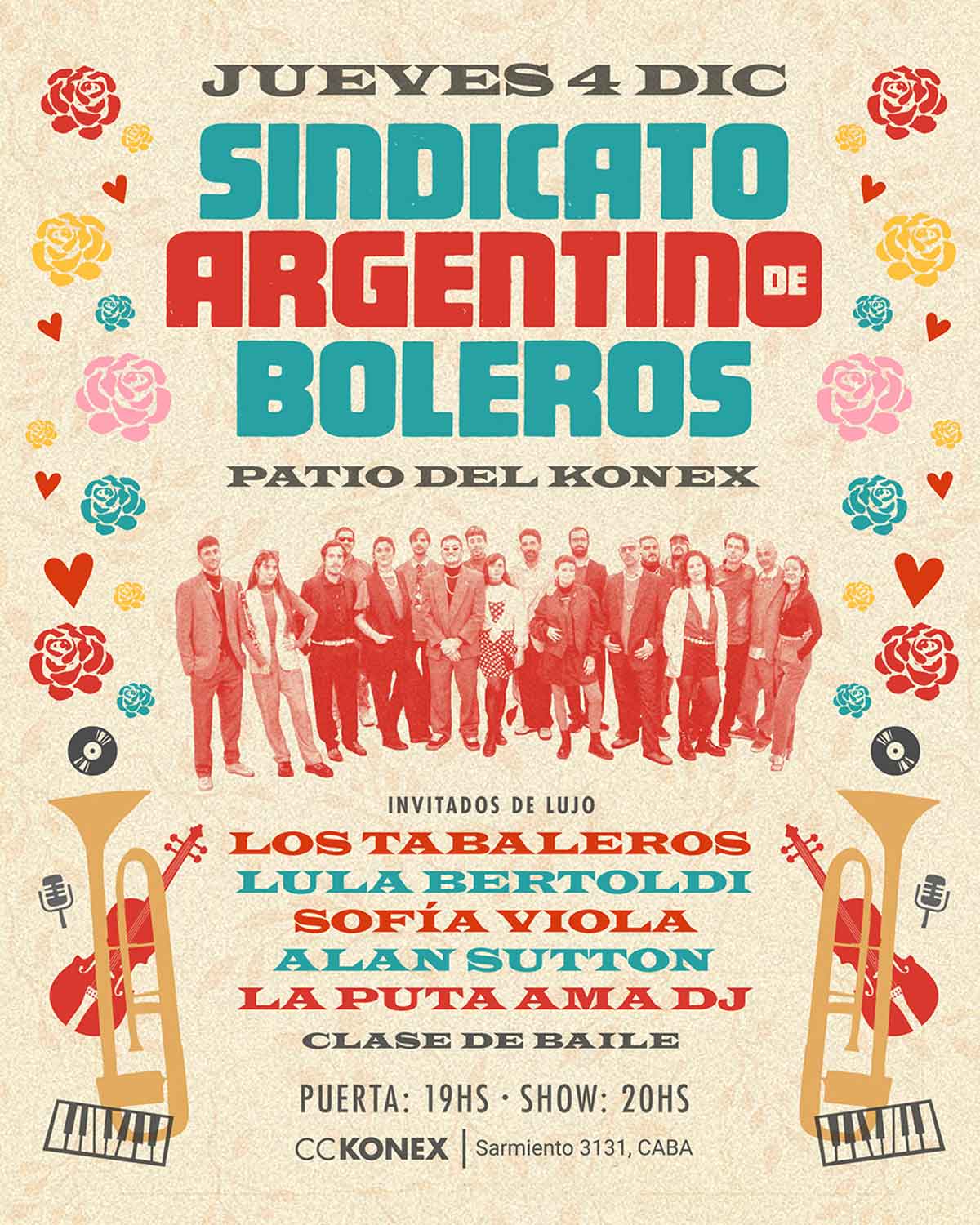 Sindicato Argentino de Boleros en Konex