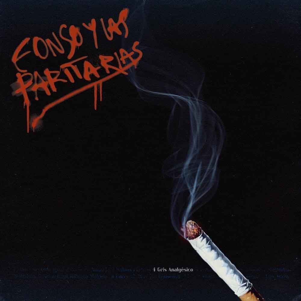 Tapa de "Gris analgésico", single de Fonso y Las Paritarias