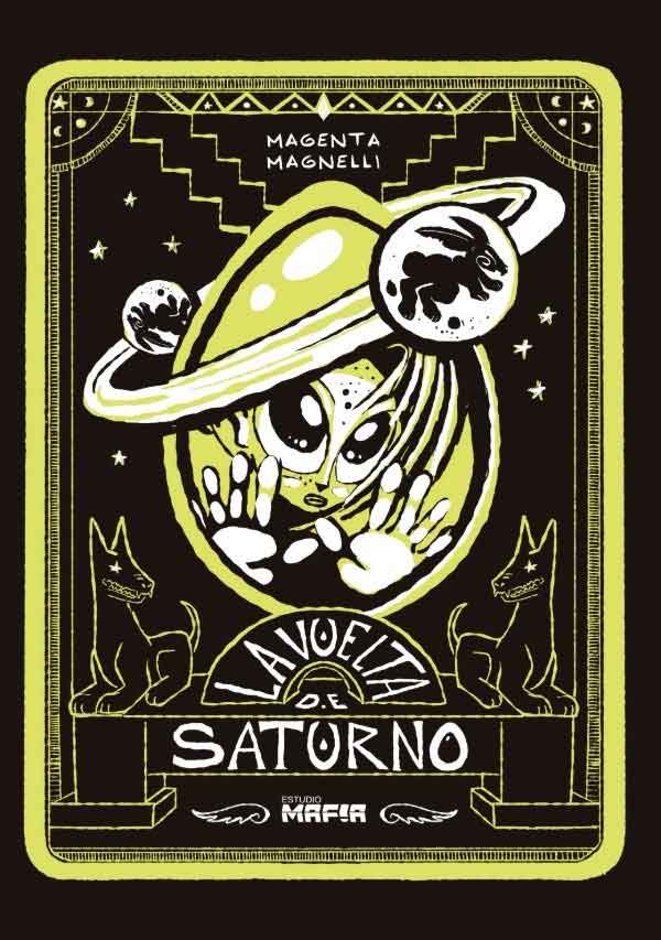 Tapa de La vuelta de Saturno, historieta de Magenta Magnelli