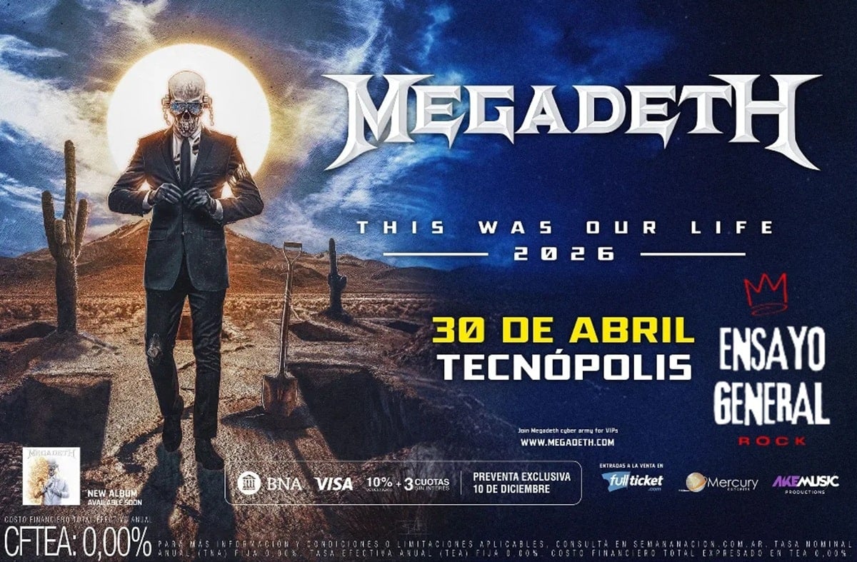 Megadeth en Argentina
