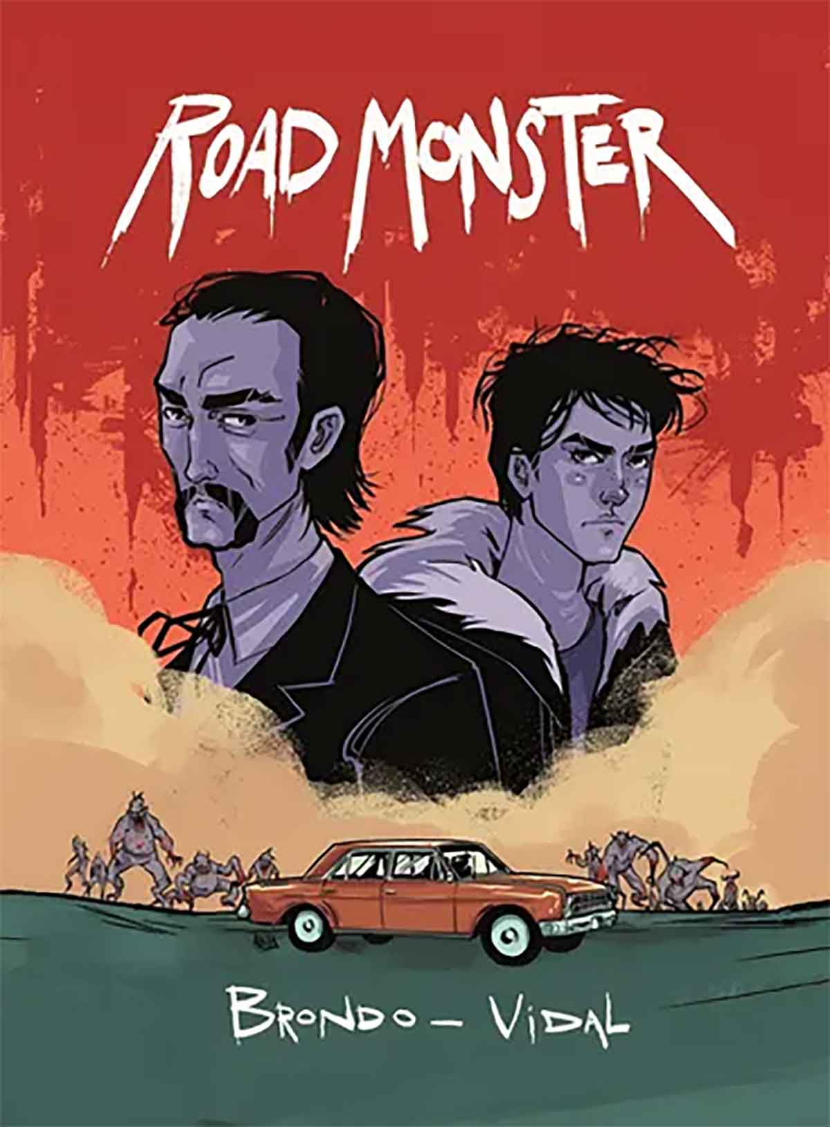 Tapa de Road Monster, historieta de Nicolás Brondo y Aleta Vidal