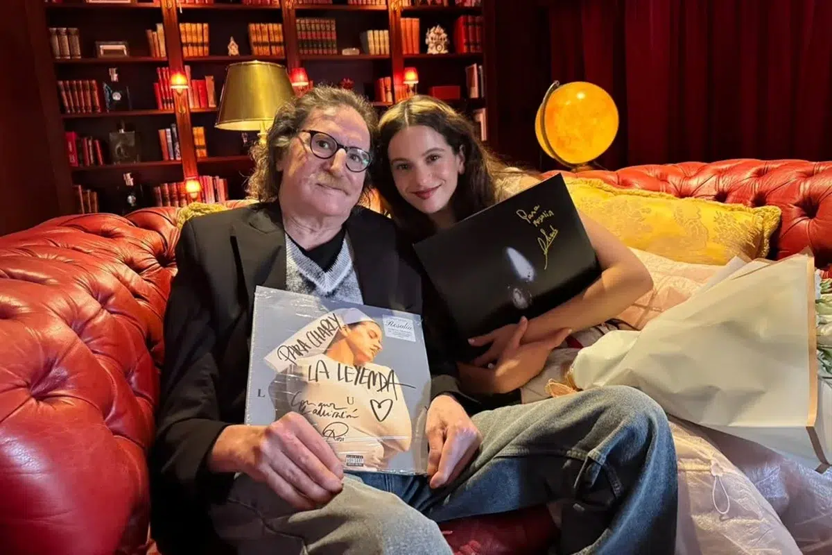 Así fue el encuentro entre Rosalía y Charly García