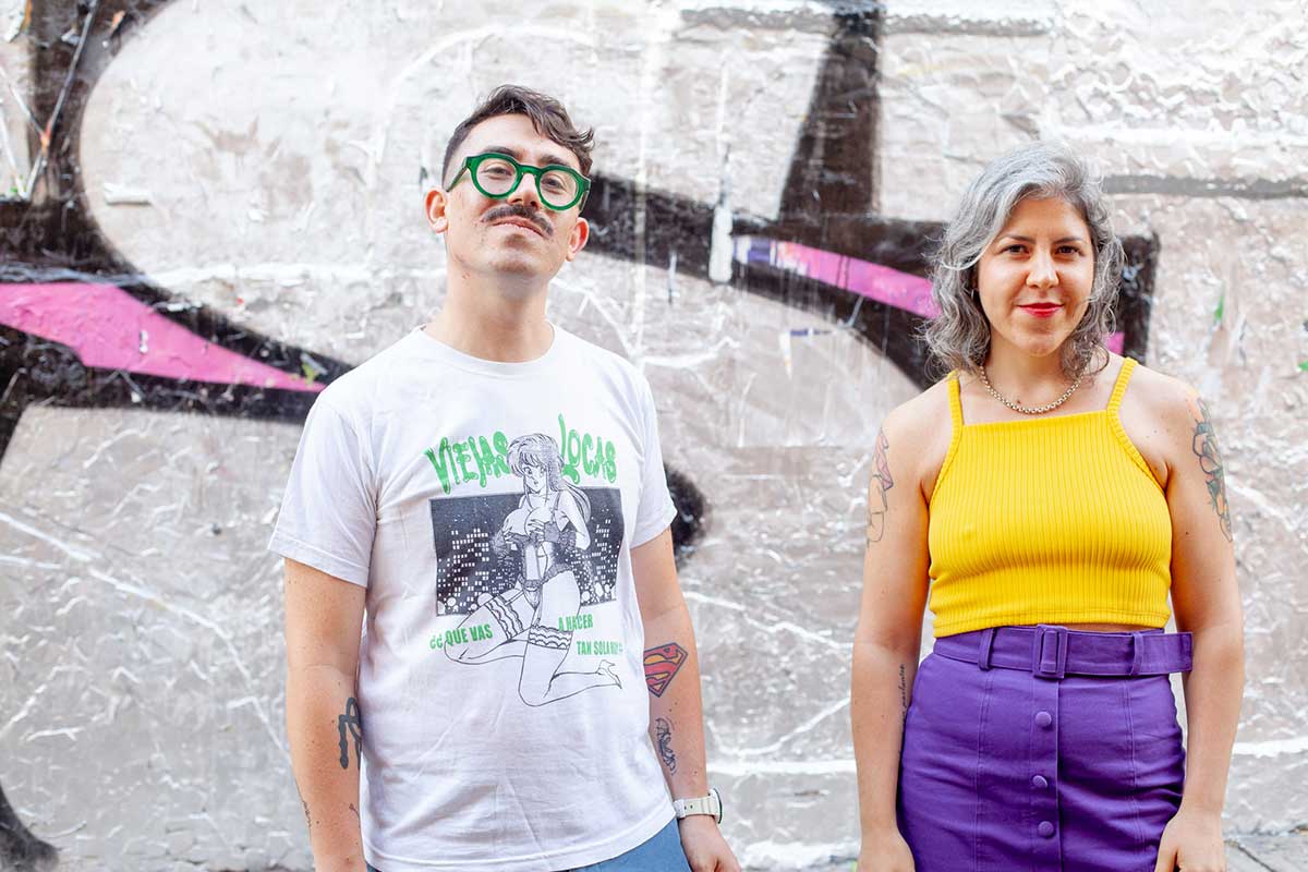 Amadeo Gandolfo y Camila Caamaño, autores de El ritmo no perdona