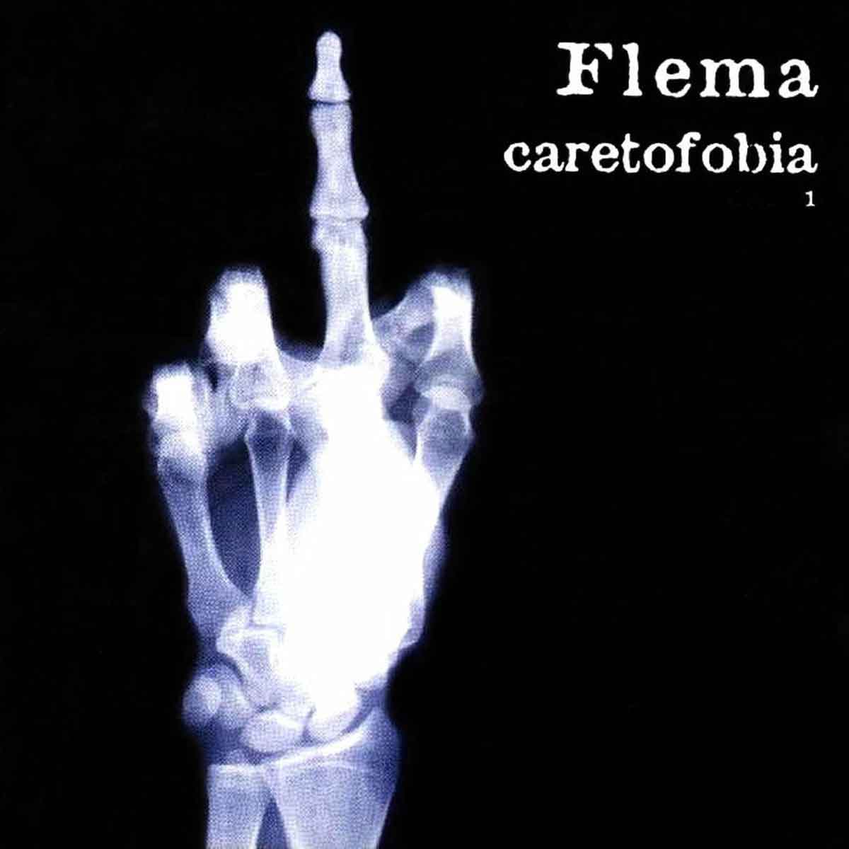 Tapa de Caretofobia I, disco de Flema