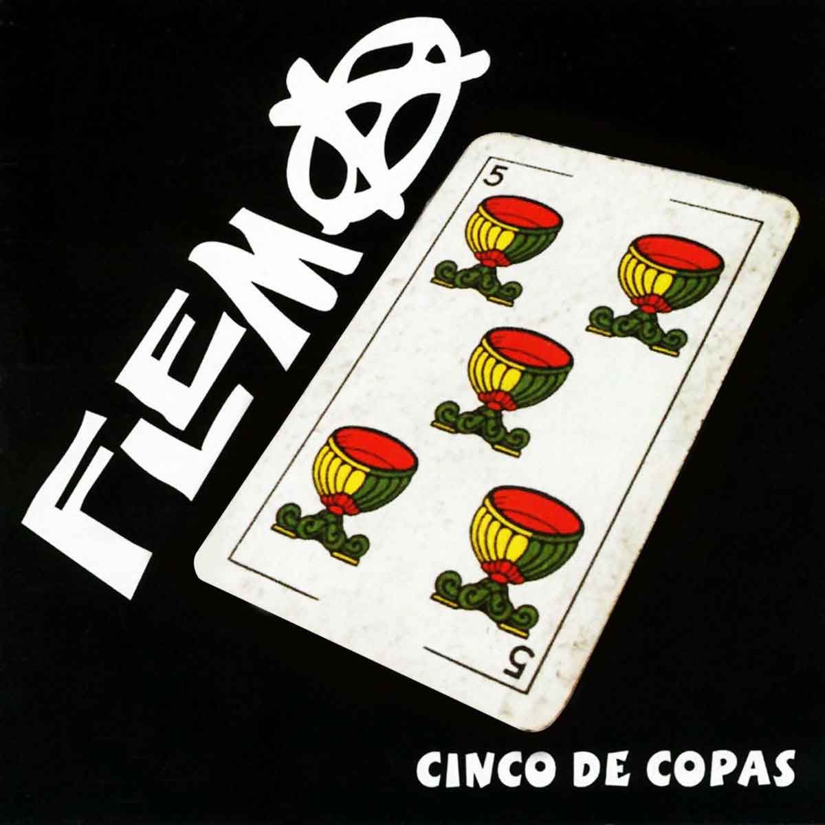 Tapa de Cinco de copas, disco de Flema